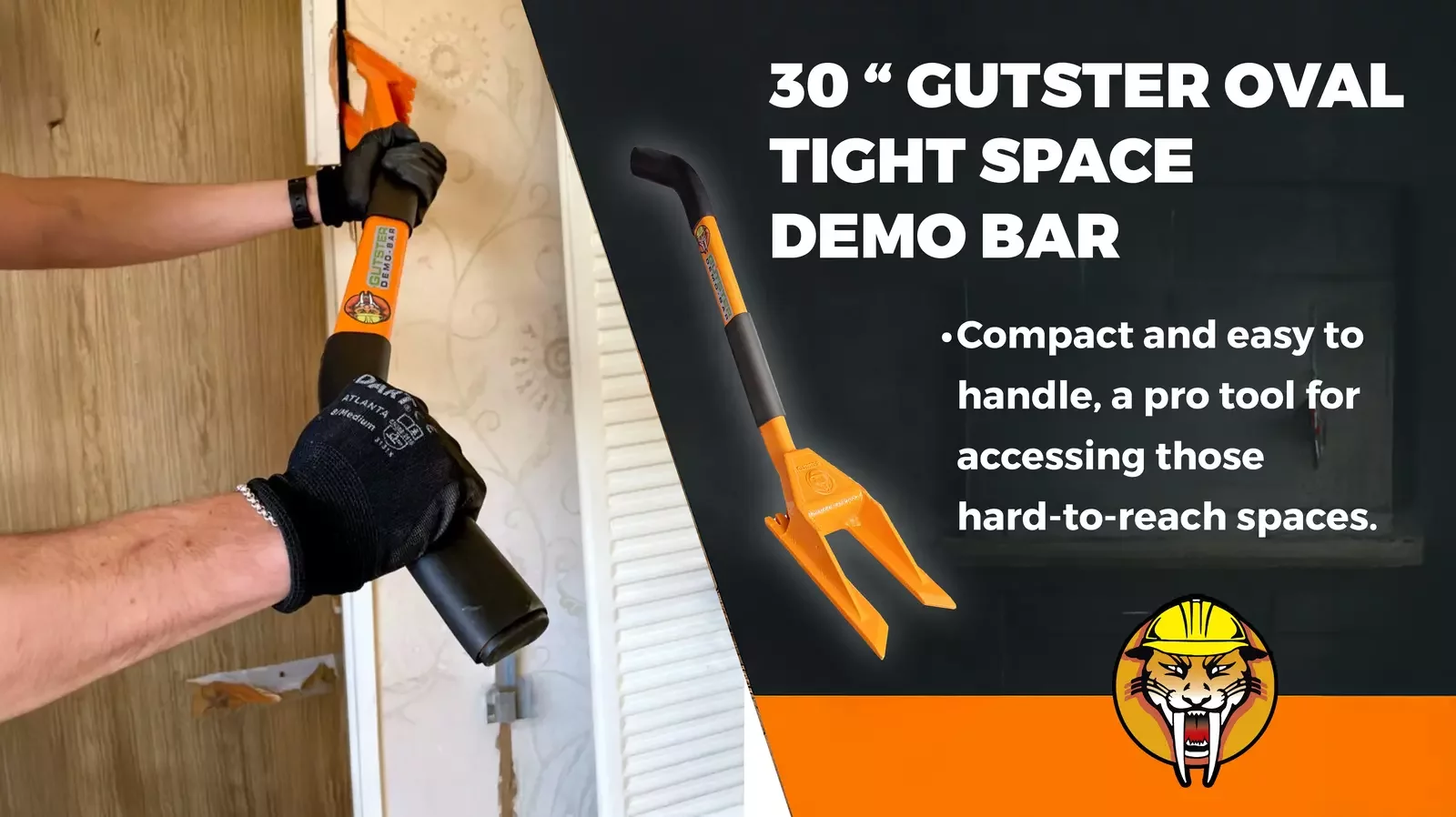 30" Tight Space Demo Bar