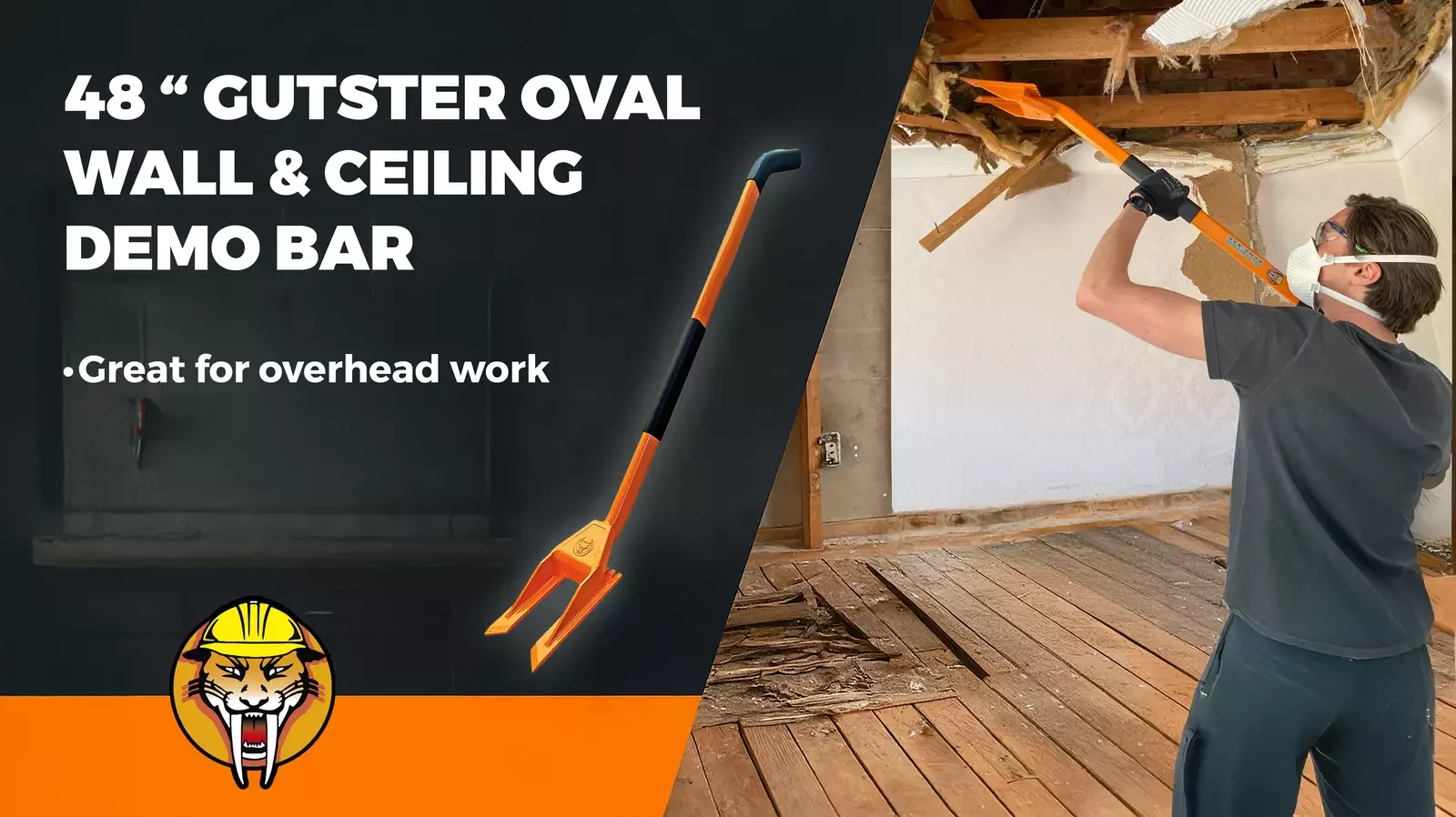48" Wall & Ceiling Demo Bar